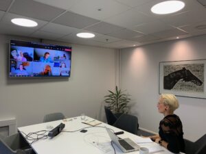 Saadikute programm oli onlines, osalejad kodudes ja koolitaja üks ruumis, seltsiks vaid hobune.